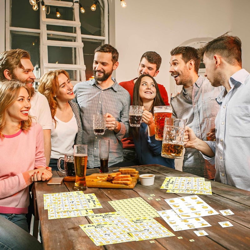 Disfuco Baby Shower Bingo - 24 Player Bee Themed Game for Adults and Gender Reveal Parties - Image 4